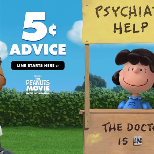 Peanuts: 5¢ Advice